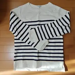 GLOBAL WORK ストライプ 長袖カットソー S