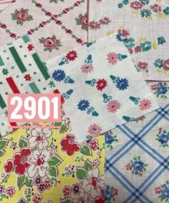 2901ビンテージフィードサック☆はぎれ