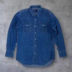 【Wrangler】 VFジャパン期 デニム ウエスタンシャツ L ラングラーのサムネイル