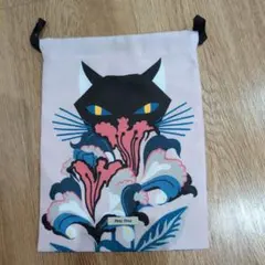 miu miu 巾着 猫柄