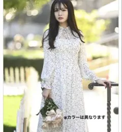 tocco closet 花柄ロングワンピース　Mサイズ 春夏　美シルエット