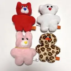 【4点セット】mojojojo ぬいぐるみマスコット