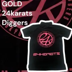 24karats Diggers ポロシャツ ベロア素材 M美品 希少2007