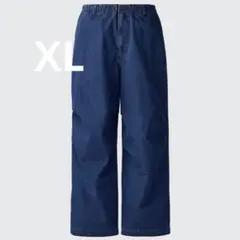 UNIQLO C ユニクロC ワイドパラシュートパンツ/デニム XLサイズ