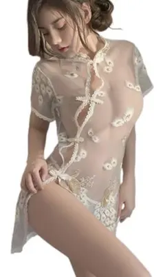 ❤️送料無料⭐️ チャイナドレス フルセット ベビードール/Ｔバック 2点セット