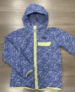 Patagonia キッズ花柄フード付きジャケット