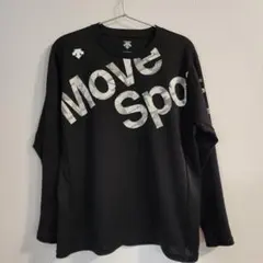 DESCENTE Move Sport ブラック Tシャツ L 長袖シャツ