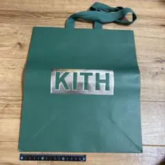KITH ロゴ入り グリーンショッピングバッグのサムネイル