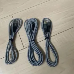 USB C ケーブル【3本セット 1M+1M+2M】USB Type C