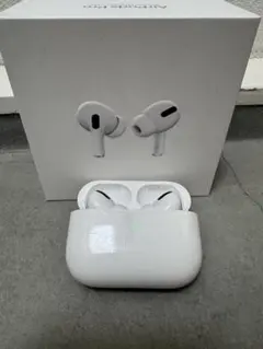 AirPods Pro 本体 ホワイト　ジャンク品　箱や付属品あり
