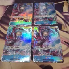 ワンピースカード ミホーク プロモカード4枚 Vジャンプ応募者全員