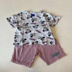 ミニーちゃん　上下セット　Tシャツ　ズボン　90 パジャマ　しまむら