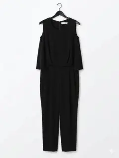 【極美品】ビームスライツ 通勤オールインワン パンツスーツ クリーニング済 36