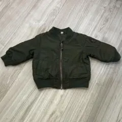 カーキ色のアウター　80cm