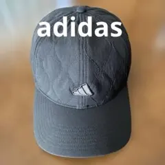 adidas キルティングキャップ ブラック