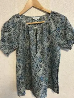 お値下げ　組曲　ペイズリー柄ブラウス