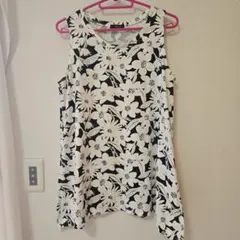 花柄ノースリーブチュニックのサムネイル