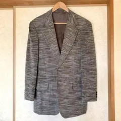 【美品】 チェック柄 テーラード ジャケット メンズ　秋冬