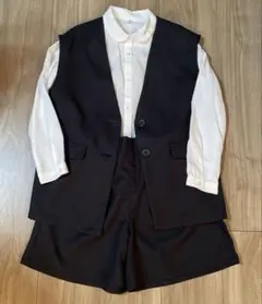 グローバルワーク　イージーケアセットアップ　130 ブラック