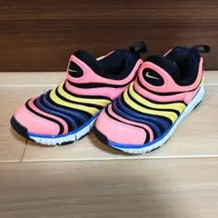 NIKE キッズスニーカー ダイナモフリー ピンク×イエロー