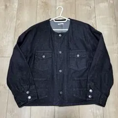 アーバンリサーチ　ダークデニム ボタン付きジャケット フリーサイズ