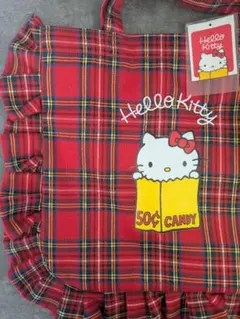 【新品レア】Hello Kitty展【会場限定】ハローキティ フリルトートバッグ