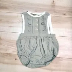 バースディ　テータテート　ロンパース　サロペット　80サイズ