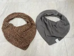 H&M スタイ 2枚セット アニマル柄 無地