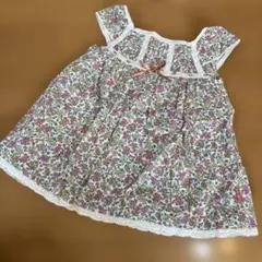 組曲　フラワープリントチュニック　１１０〜１２０　美品