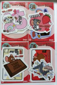 セブンイレブン トムとジェリー ステッカー全4種