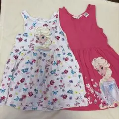 H&M Disney アナと雪の女王　エルサ　ワンピース　ノースリーブ