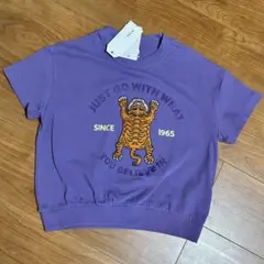新品RELA. トラ柄Tシャツ チベタン 120 半袖