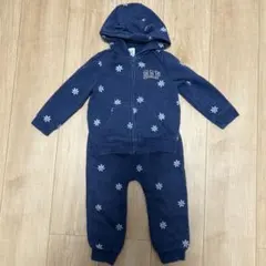 GAP 花柄フード付きトレーナーセットアップ18-24ヶ月