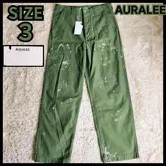 未使用☆ オーラリー WASHED BLEACHED BAKER PANTS 3のサムネイル