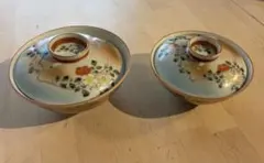 龍峰窯 蓋付き飯器 2客セット花鳥文 金彩 龍峰窯 蓋付き飯器 2客セット花鳥文 金彩 - メルカリ