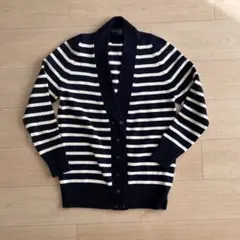 美品　YURI PARK ユリパーク　ボーダーカーディガン