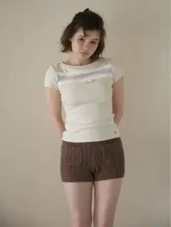 ANDMARY Lotta frill set tops ivory - メルカリ