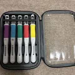 彫刻刀セット 5本組 ケース付き - メルカリ