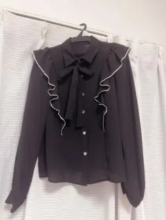 INGNI リボンブラウス 黒