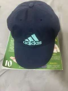 adidas ネイビー ベースボールキャップ