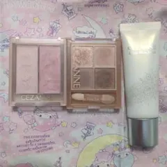 セザンヌ アイシャドウ・チーク・化粧下地3点セット！