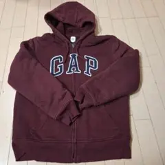 GAP！Mサイズ！裏ボア暖かフルジップパーカー！