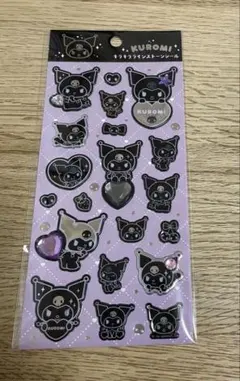 クロミ　キラキララインストーンシール　新品未開封　Kuromi サンリオ
