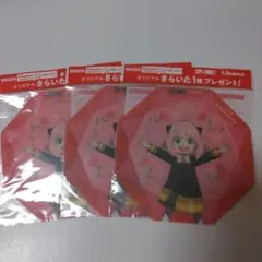 SPY×FAMILY アーニャ ロッテ　ガーナ　　さらいた　 3枚セット