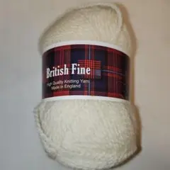 British Fine ウール100% 編み物用糸 25g 116m