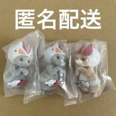 仮面にゃいだー 3体