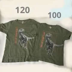 ユニクロ　ユニバ　ジュラシックワールド　恐竜 Tシャツ 100 120