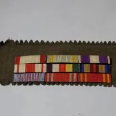 【極希少】旧日本軍 満州国 略綬 9連 実物　国境事変(ノモンハン事件)等