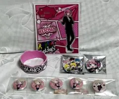 けちゃ AMPTAK×COLORS 缶バッジ アクスタ ラバーバンド まとめ売り