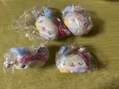 U・SA・HA・NA ぬいぐるみチャーム 4点セット
